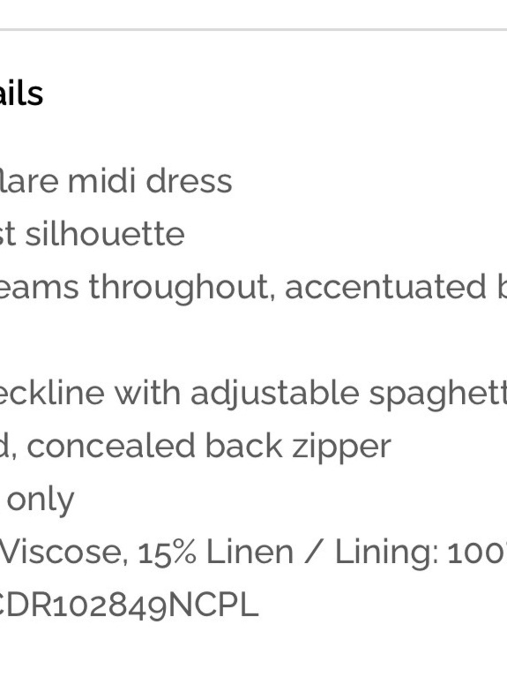 Astr Jaleyah Paneled Flare Midi Dress -Small - Picture 7 of 7
